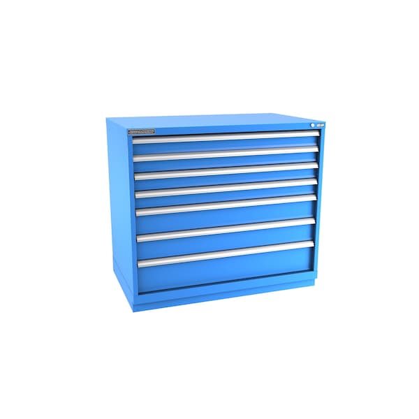 Champion Tool Storage Modular Tool Cabinet, 7 Drawer, Blue, Steel, 47 in W x 28-1/2 in D x 41-3/4 in H E18000702ILCFTB-BB - main